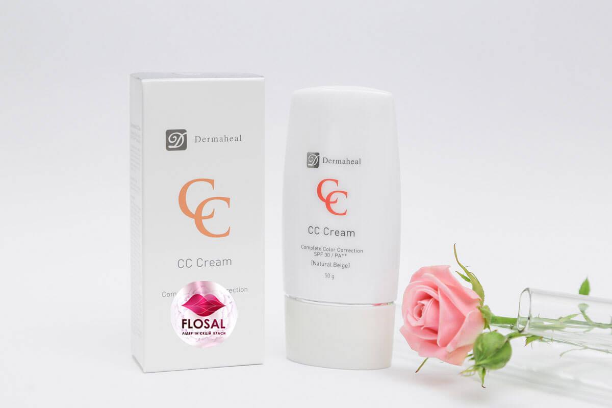 СС-крем із тоном Dermaheal CC Cream Natural Beige
