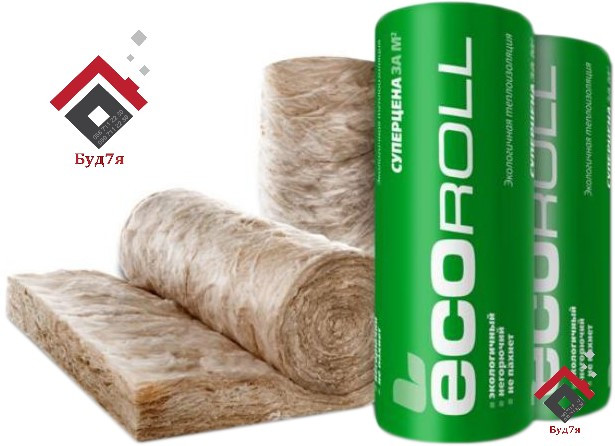 Вата KNAUF Ekorol Мінвата рулон (20м.кв.) 5шт/уп, фото 1
