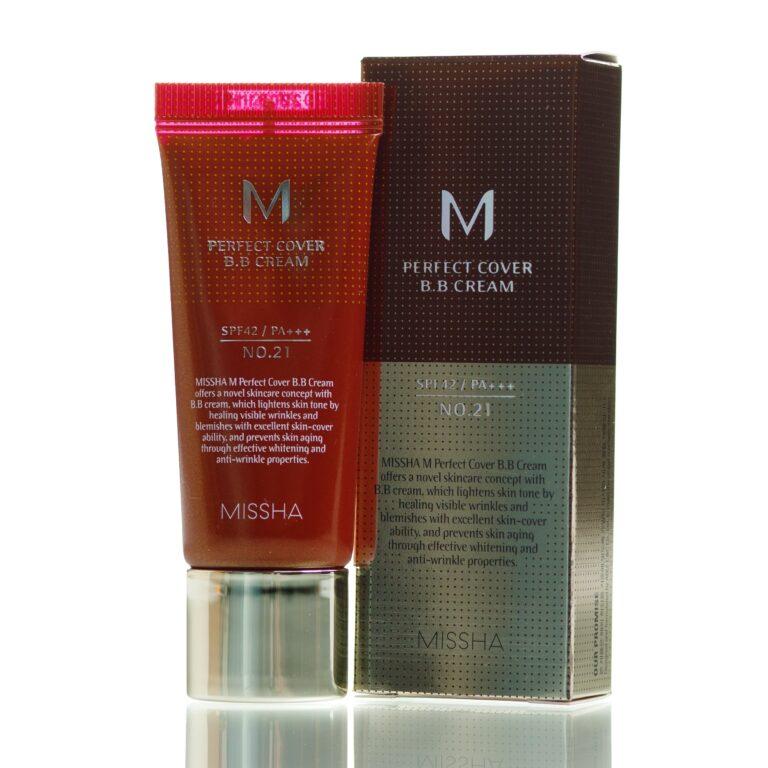 ББ крем Missha M Perfect Cover BB Cream SPF42 21 тон 20 мл.