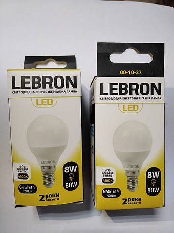LED лампочки Velmax та LEBRON