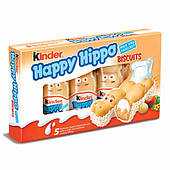 Батончики Kinder Happy Hippo Hazelnut — 103 г.