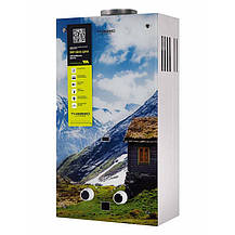Колонка димохідна газова Thermo Alliance JSD20-10GC 10 л скло (гори), фото 3
