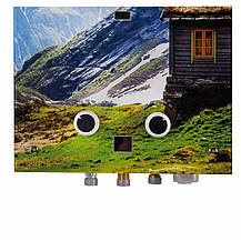 Колонка димохідна газова Thermo Alliance JSD20-10GC 10 л скло (гори), фото 3