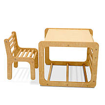 Комплект дитячих меблів стілець та стіл "Кубік", фото 5