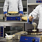 Електрична млинниця БЛ-2-400, професійна млинниця двопостова, сковорода для млинців електрична подвійна, фото 3