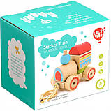 Дерев'яна іграшка "пірамідка-паровозик" ТМ Lucy&Leo арт. LL157, фото 8