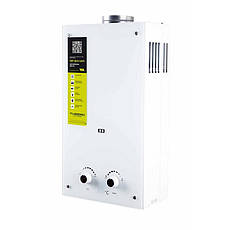 Колонка димохідна газова Thermo Alliance JSD20-10GE 10 л скло (біле), фото 2