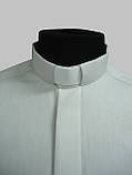 Сорочка для священників білого кольору з довгим рукавом, фото 3