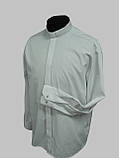 Сорочка для священників білого кольору з довгим рукавом, фото 4