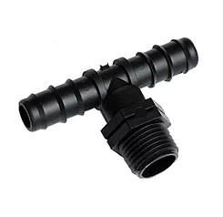 Трійник із НР 1/2 для садової трубки (SL-022(1/2))