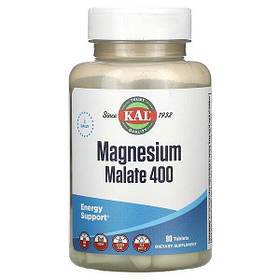 Малат магнію 400 Magnesium Malate KAL, 90 таблеток