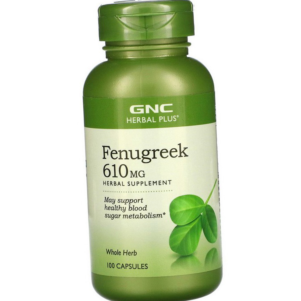Пажитник в капсулах GNC Fenugreek 610 mg 100 caps