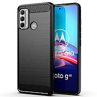 Протиударний чохол для Motorola Moto G60 (XT2135) | Rugged Carbon | чорний