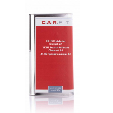Прозорий лак (без затверджувача) HS 2:1 (5 л) C. A. R. FIT 7-221-5000 (Німеччина)
