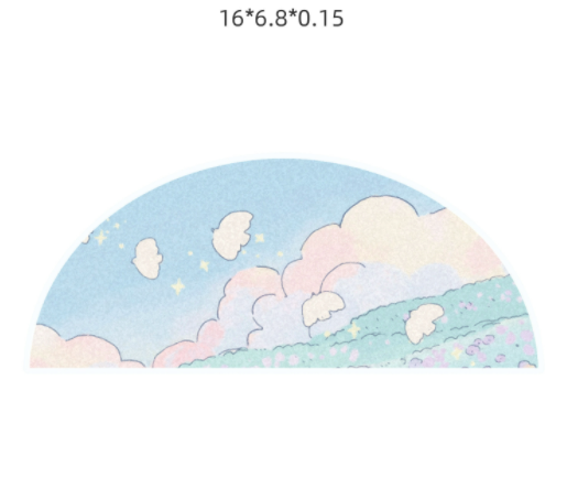 Мініатюра килим для Блайз 16*6.5 см, фото 1