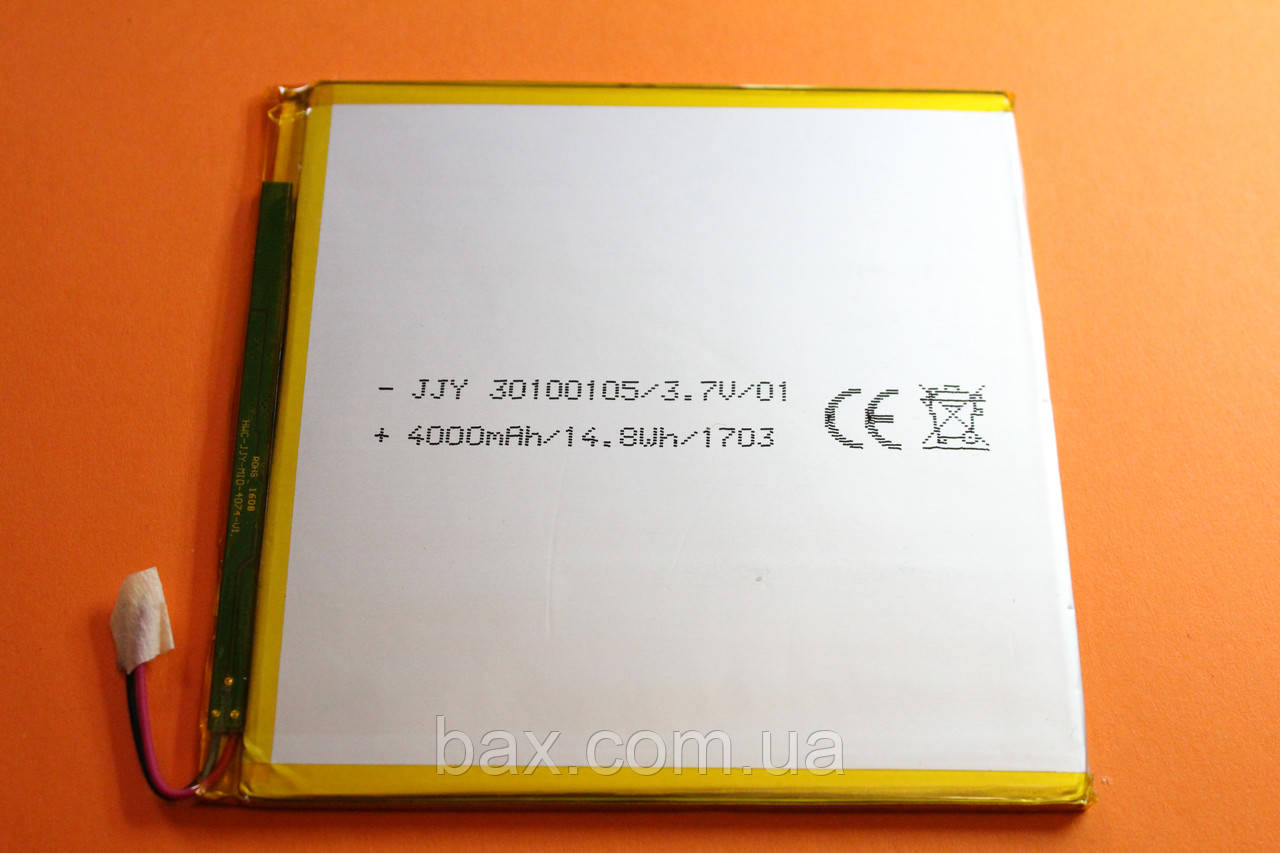 Акумулятор для планшета 4000mAh 3.7V 30100105, фото 1