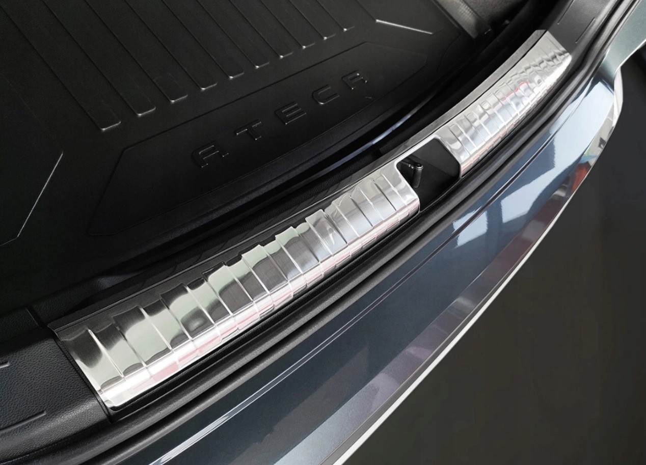 Захисна накладка на поріг багажника для Seat Ateca 2016-2020, LIFT 2020+ /нерж.сталь/
