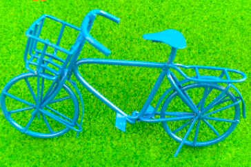 Мініатюра велосипед міні 8*5.5*3 см Синій, фото 1