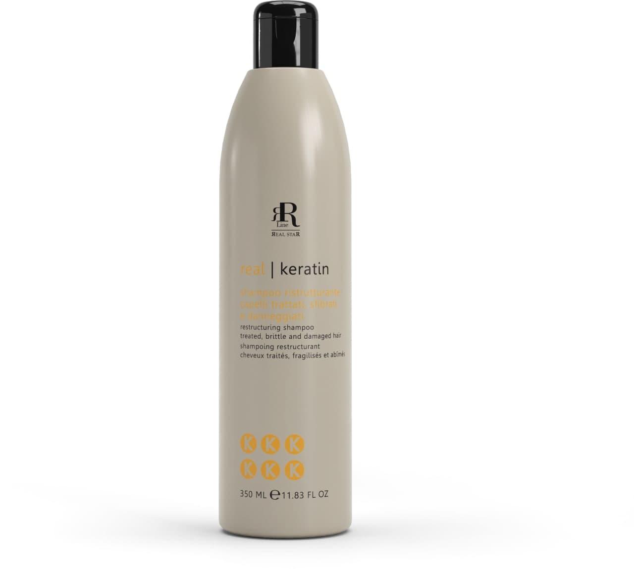 Шампунь для реконструкції волосся RR Line Keratin Star 350 мл