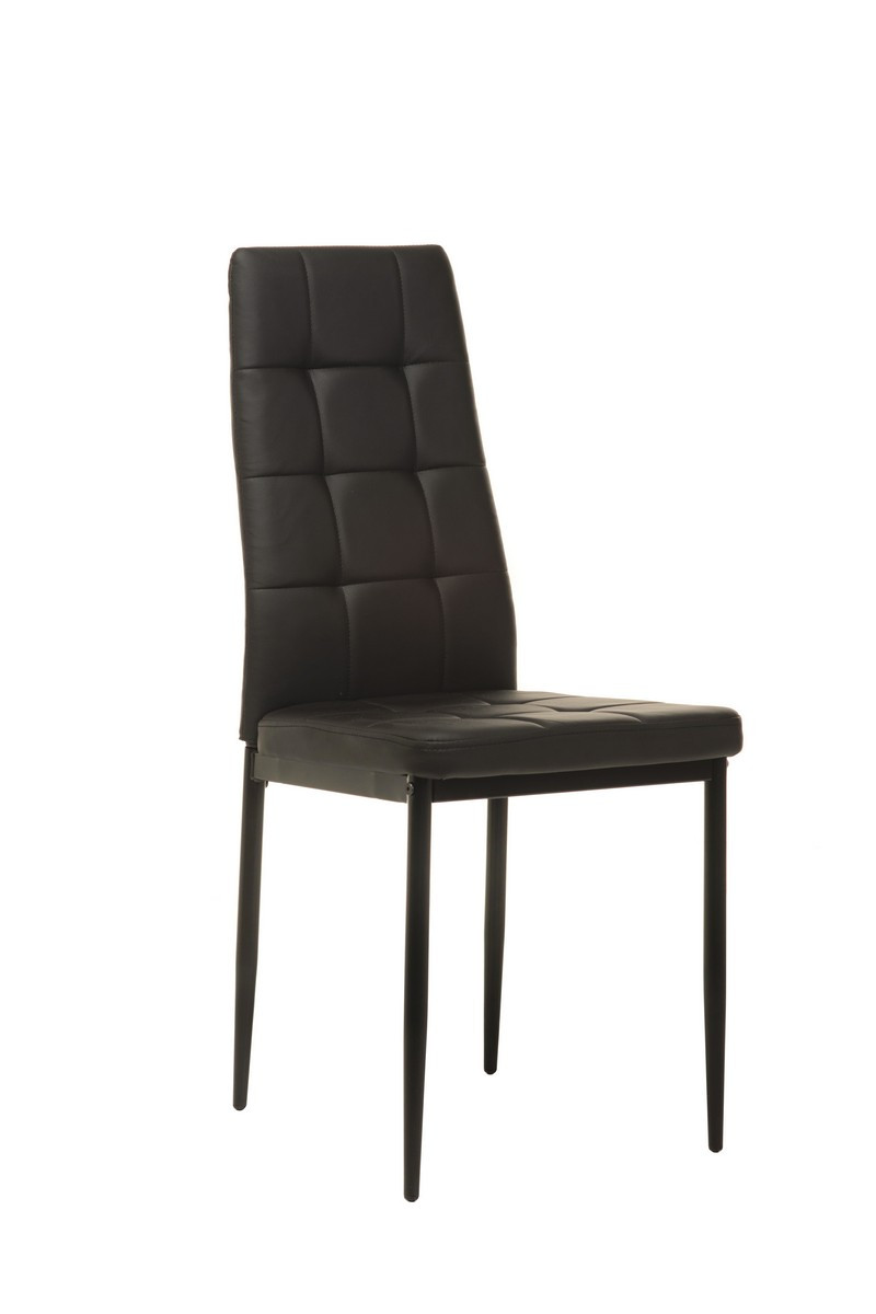 Стілець на металокаркасі N-66-2 чорний