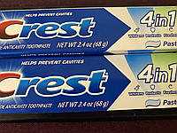 Відбілююча зубная паста «Crest 4 in 1", виробництво США