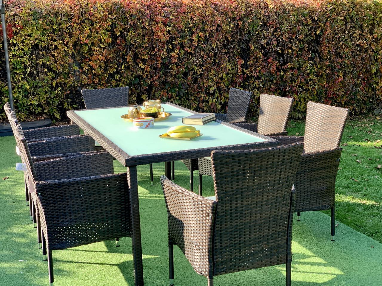 Набор Мебели со Столом Из Ротанга на 8 Персон! — Купить Недорого на ...