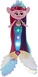 Тролі Інтерактивна техно русалока Поппі Розочка Русалка TrollsTopia Techno Mermaid Poppy Doll, фото 6