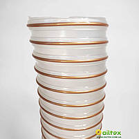 Рукав ПУ 140 мм PU гнучкий поліуретан для зерна, тирси, абразиву, фото 5