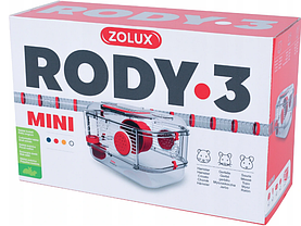 Клітка для хом'яка миші дрібних гризунів ZOLUX RODY 3 MINI різні кольори, фото 5