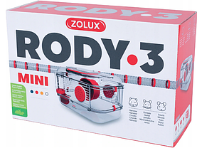 Клітка для хом'яка миші дрібних гризунів ZOLUX RODY 3 MINI різні кольори, фото 3