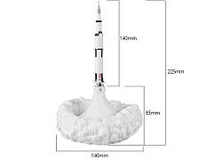 Лампа нічник Ракета світлодіодна 3D C (225 мм.)