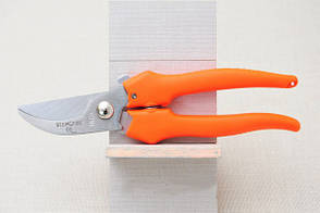 Італійський секатор STAFOR 855 INOX з нержавійки для обрізки гілок дерев, кущів, живців (якісний)