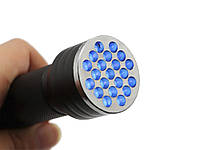 Ліхтарик ультрафіолетовий UV 21 світлодіодів 395-410нм