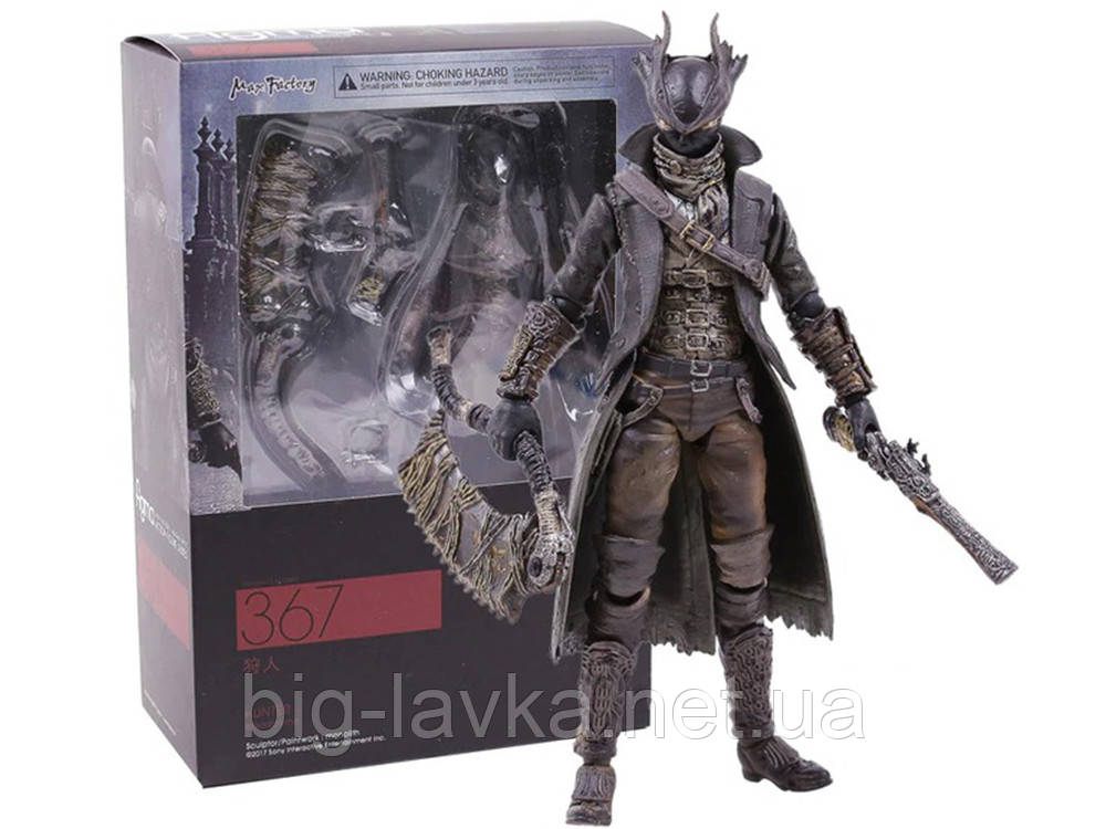Фігурка Мисливець Бладборн Bloodborne Hunter рухома 15 см