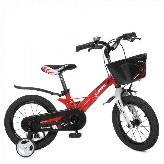 Велосипед з корзинкою Profi Hunter WLN1450D-3N, колеса 14 дюймів