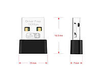 WiFi USB адаптер 150 Mb/s 2,4G Plug&Play для WINDOWS 2,4G Plug&Play WINDOWS