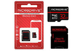 Карта пам'яті Microdrive з SD адаптером class 10 16Gb Чорний