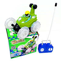 Трюковая машинка на радиоуправлении Dasher / Машина - перевертыш с подсветкой / Детская игрушка с пультом (777
