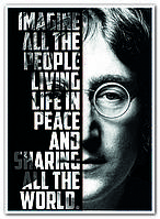John Lennon - Рок-певец плакат