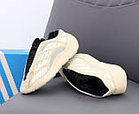 Кросівки Adidas Yeezy 7OO VЗ Azael "Жовті з білим" р. 37-38 світяться в темряві, фото 10