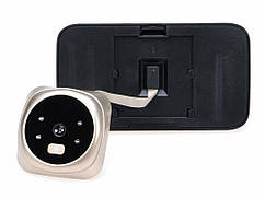 Міні домофон LESHP Vision Doorbell QR-09  Золотий