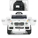 Дитячий електромобіль джип Mercedes G80 білий на акумуляторі, фото 10