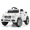 Дитячий електромобіль джип Mercedes G80 білий на акумуляторі, фото 6