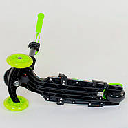 Самокат триколісний 5в1 з батьківською ручкою Best Scooter 97630 абстракція, фото 6