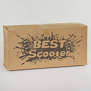 Самокат триколісний 5в1 з батьківською ручкою Best Scooter 97630 абстракція, фото 7