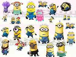 Міньйони 20 Вафельна картинка 