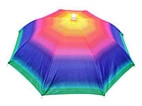 Зонтик на голову от солнца или дождя Разноцветный