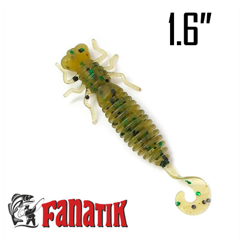 LARVA LUX 1.6" (40 мм) 10шт. Силікон Fanatik 005