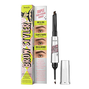 Восковий олівець + пудра для брів Benefit Pencil & Powder For Brows 4.5 Neutral Deep Brown 0.3 + 0.75 г