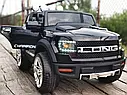 Дитячий електромобіль Ford Long чорний на акумуляторі, фото 2